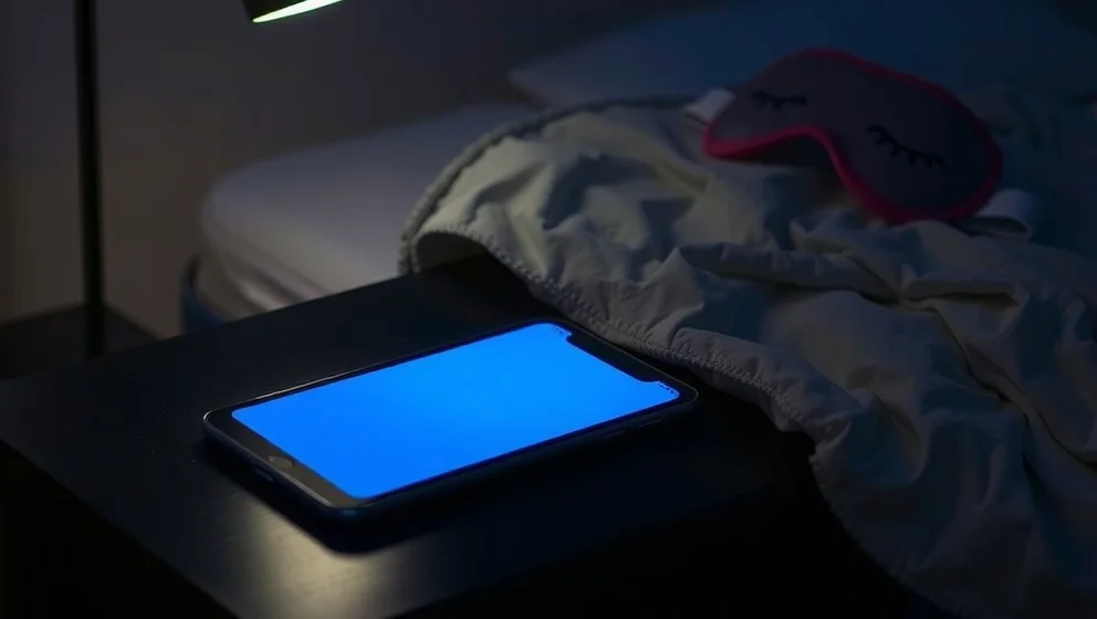 Blått ljus förstör din sömn