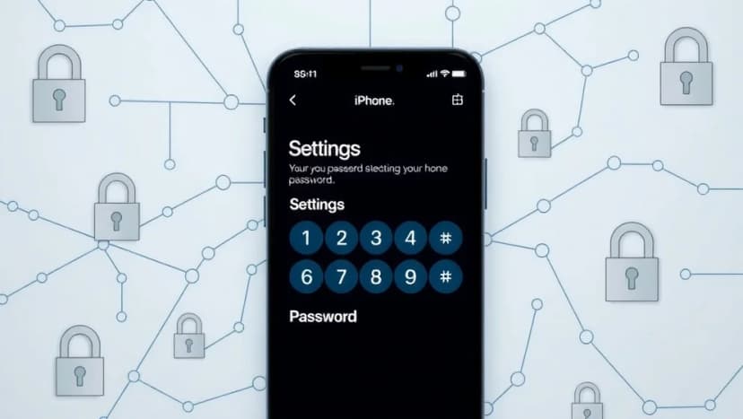Var sparas lösenord på iPhone